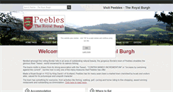 Desktop Screenshot of peebles-theroyalburgh.info