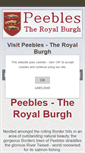 Mobile Screenshot of peebles-theroyalburgh.info