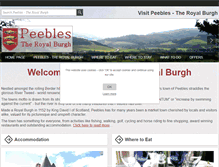 Tablet Screenshot of peebles-theroyalburgh.info
